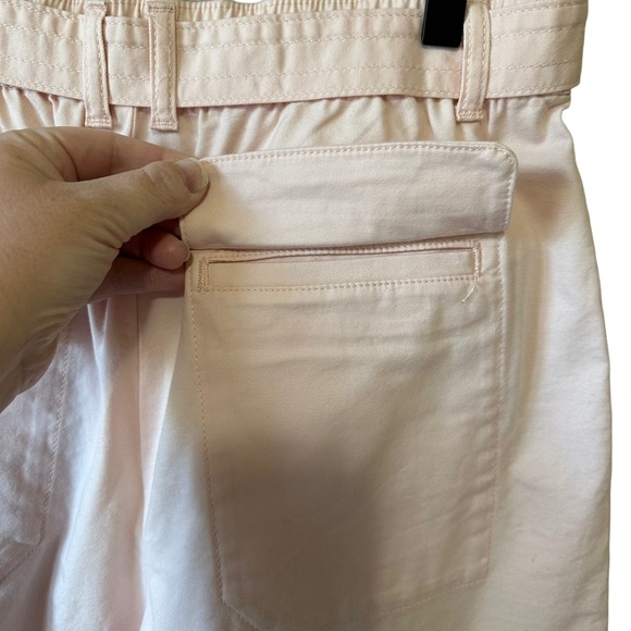 NWT Anthropologie wide-leg utility culottes in rose pink by Maeve. - Picture 4 of 8